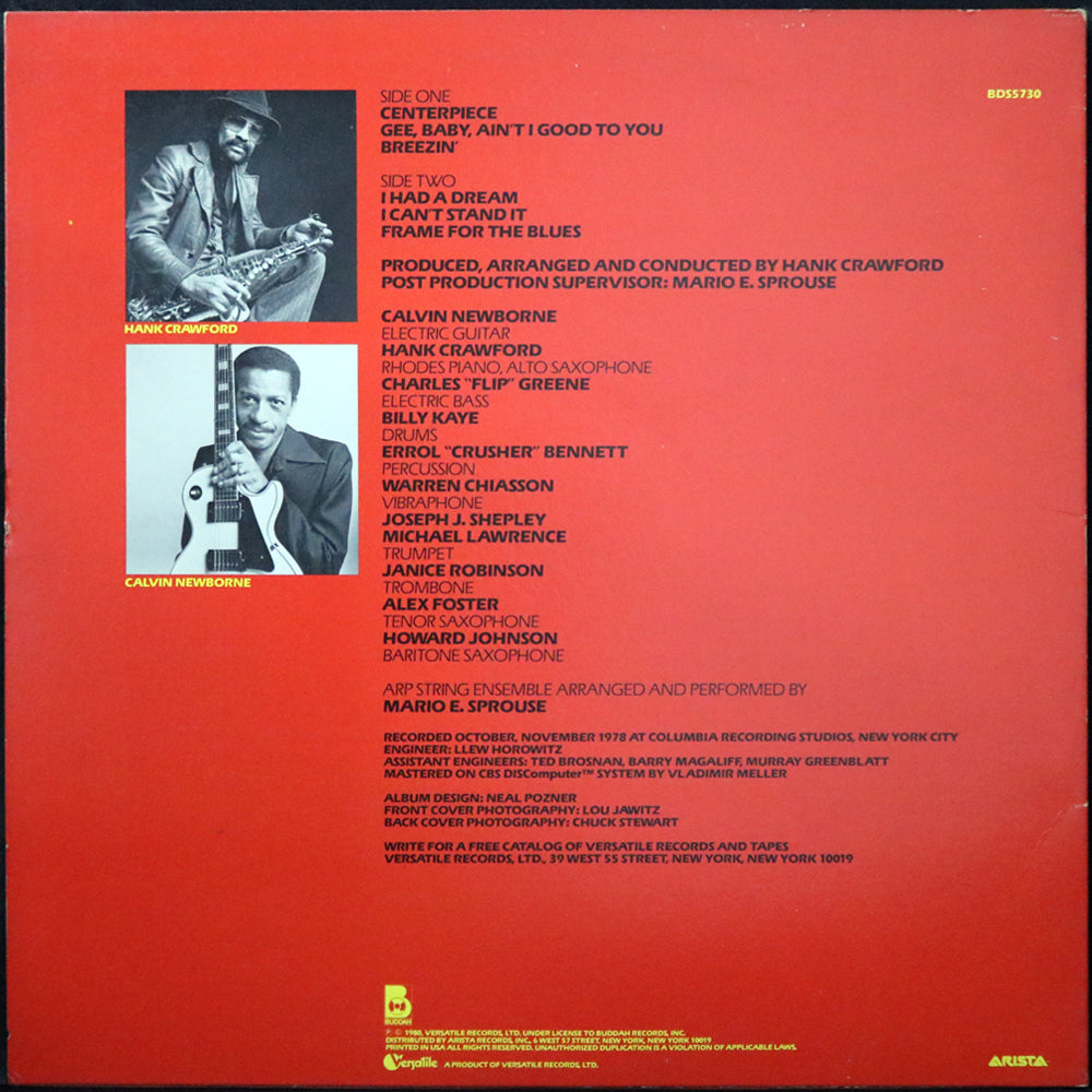 EBOND Hank Crawford / Calvin Newborne - Centerpiece Vinile V001097