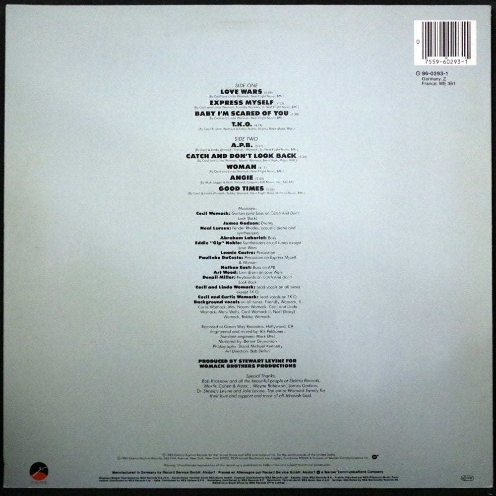 EBOND Womack & Womack - Love Wars Vinile V002005