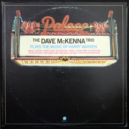 EBOND The Dave McKenna Trio - Plays The Music Of Harry Warren Vinile V002009