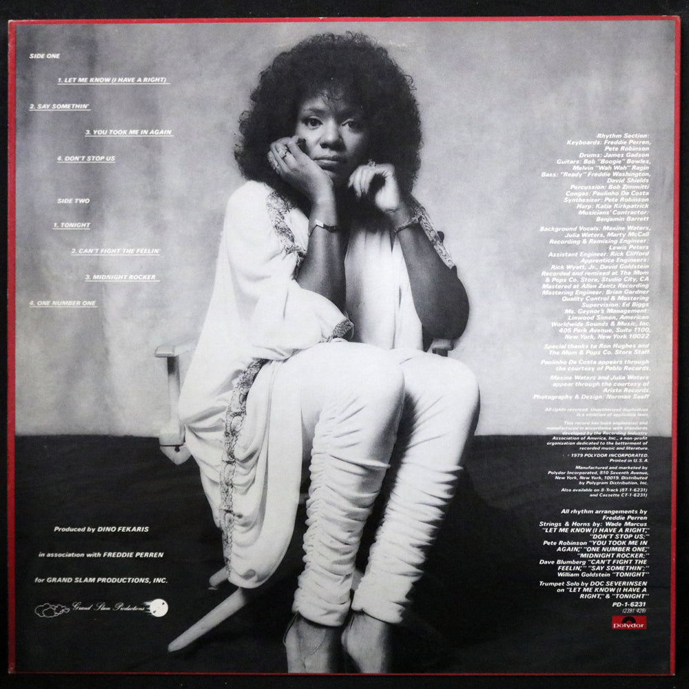 EBOND Gloria Gaynor - I Have A Right Vinile V002074