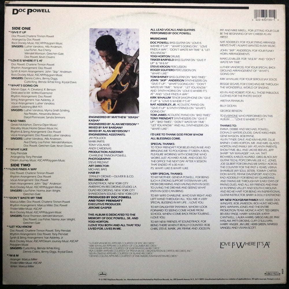 EBOND Doc Powell - Love Is Where It's At Vinile V002093