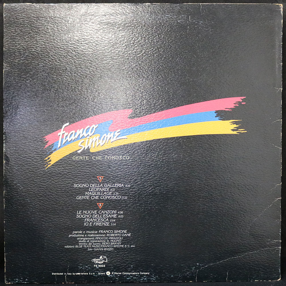 EBOND Franco Simone - Gente Che Conosco Vinile V003009