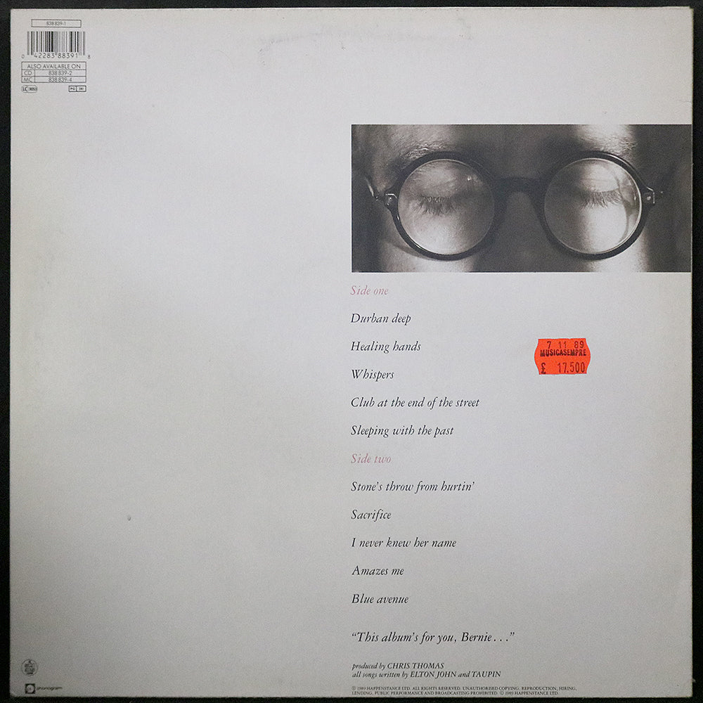 EBOND Elton John - Sleeping With The Past Vinile V003066