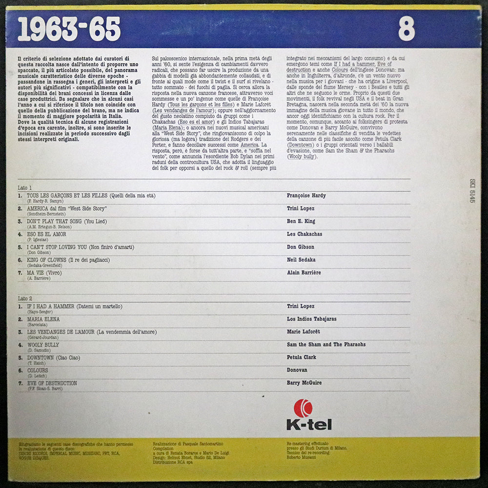 EBOND Various - 1963-65 Vinile V003078