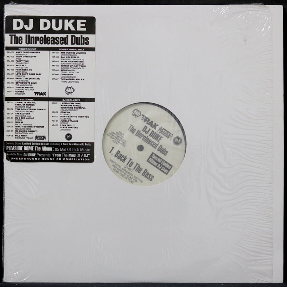 EBOND DJ Duke - The Unreleased Dubs Vinile V004029