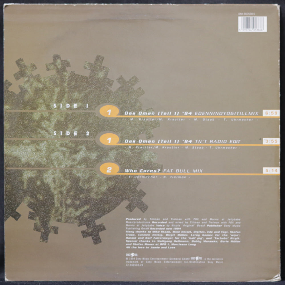 EBOND TN'T Party Zone - Das Omen Teil 1 Vinile V004055