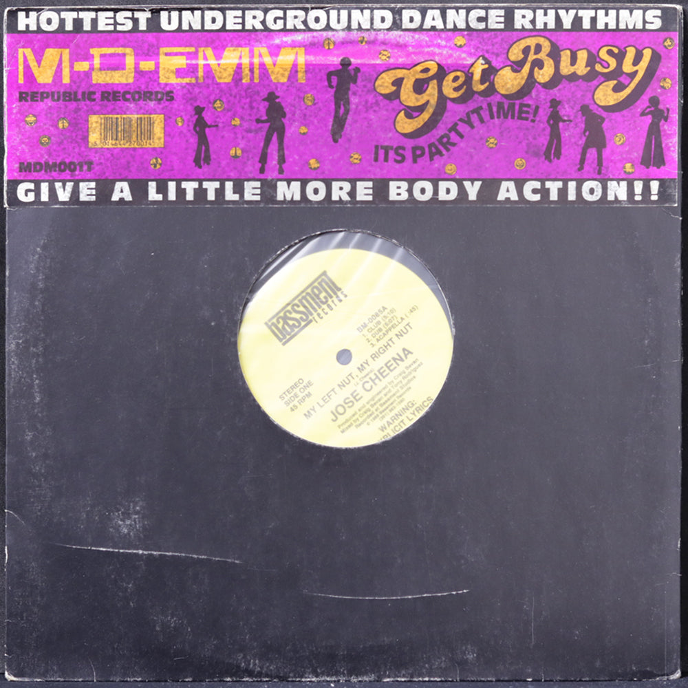 EBOND Jose Cheena - My Left Nut, My Right Nut Vinile V004101