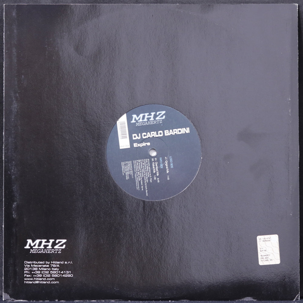 EBOND DJ Carlo Bardini - Expire Vinile V004106
