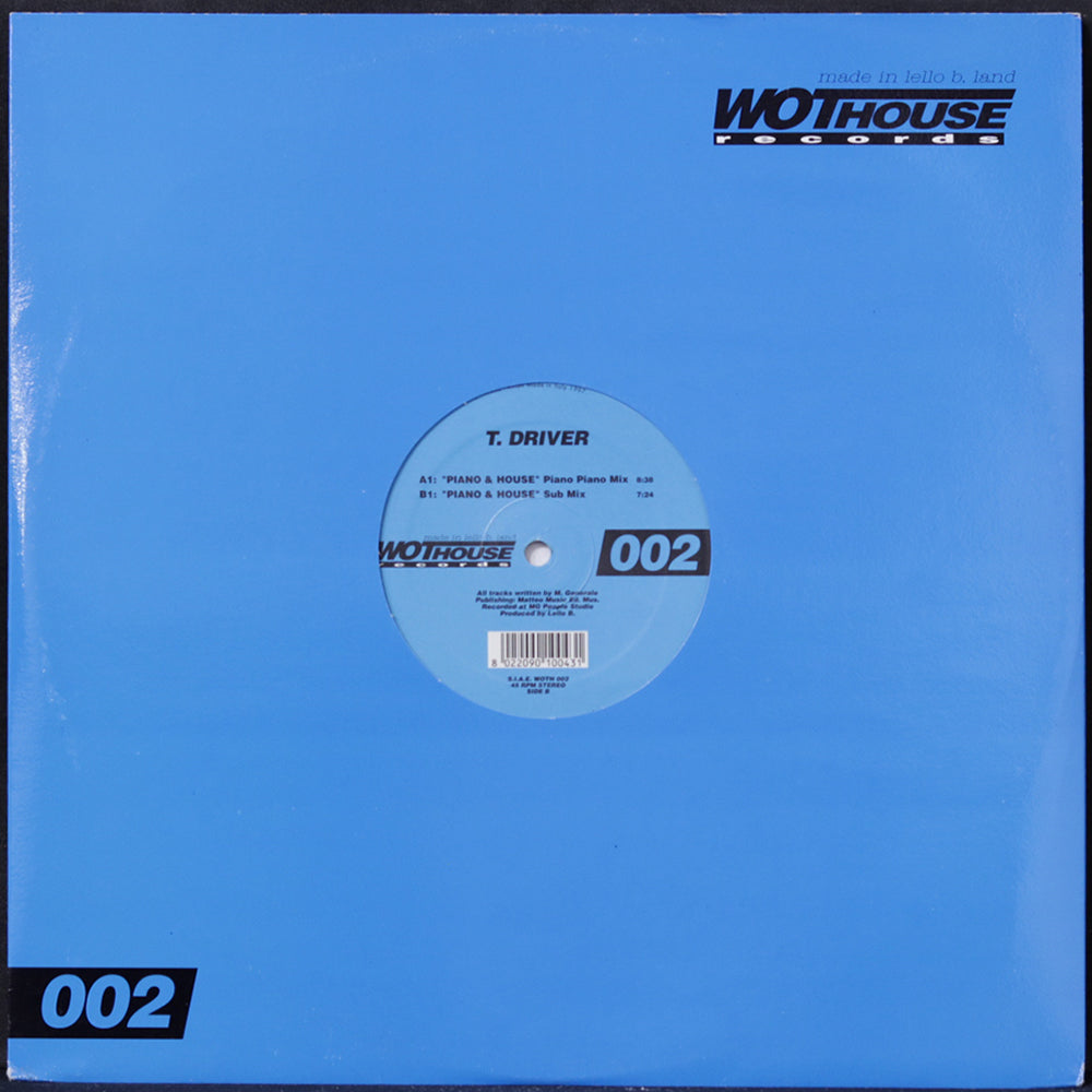 EBOND T-Driver - Piano & House Vinile V004107