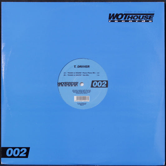 EBOND T-Driver - Piano & House Vinile V004107