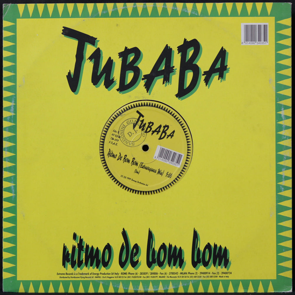 EBOND Jubaba - Ritmo De Bom Bom Vinile V004131