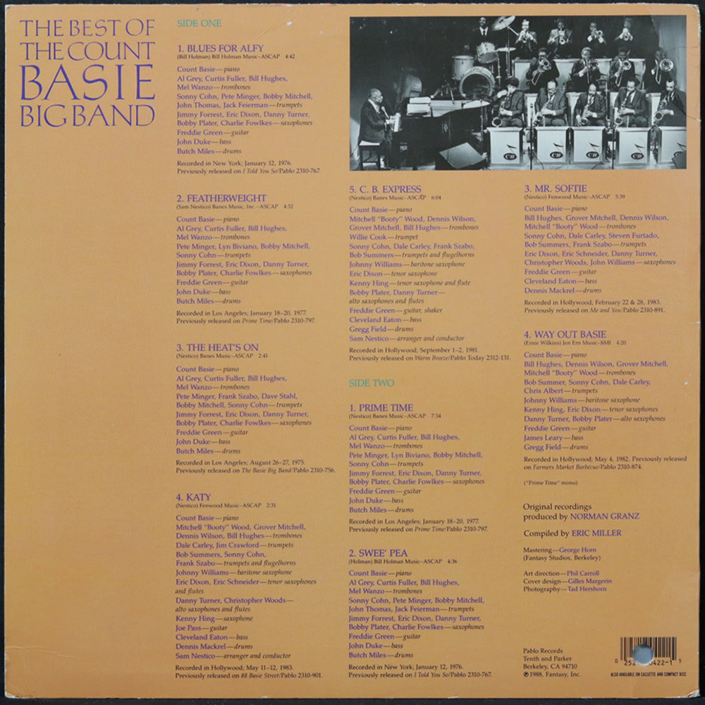 EBOND Count Basie Big Band - The Best Of The Count Basie Big Band Vinile V005012