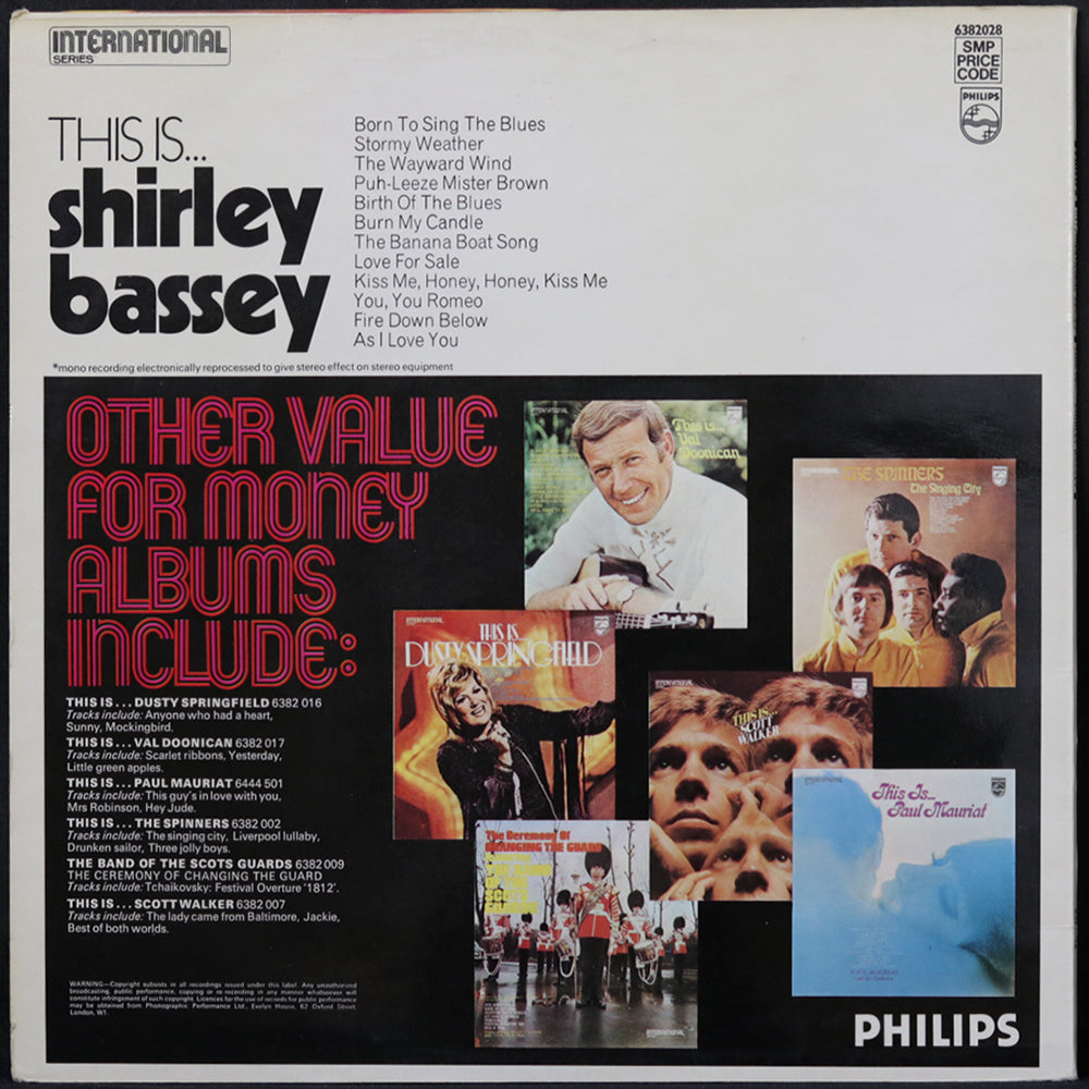 EBOND Shirley Bassey - This Is... Shirley Bassey Vinile V005013