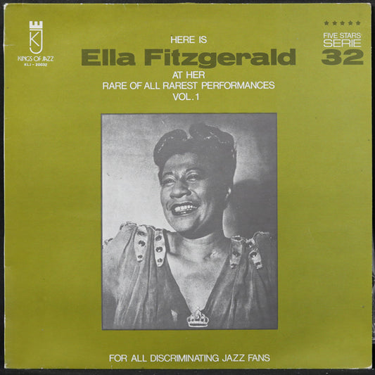 EBOND Ella Fitzgerald - Here Is Ella Fitzgerald At Her Rare Of All Rarest Performances Vol. 1 Vinile V005097