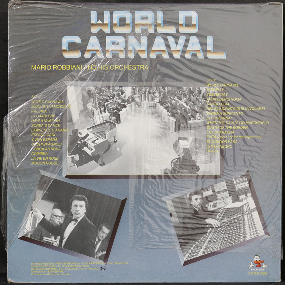 EBOND Mario Robbiani and Orchestra Mario Robbiani - World Carnaval Vinile V006038
