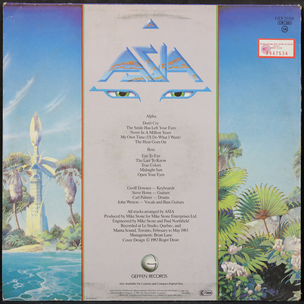 EBOND Asia - Alpha - Geffen Records Vinile V006098