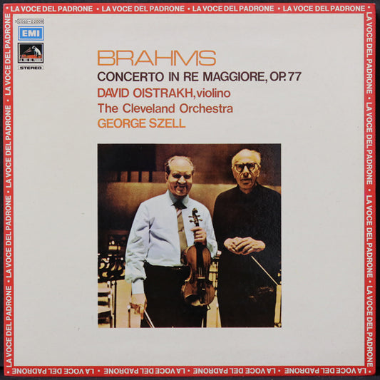 EBOND Brahms - David Oistrakh, The Cleveland Orchestra, George Szell - Concerto In Re Maggiore, Op.77 Vinile V007136