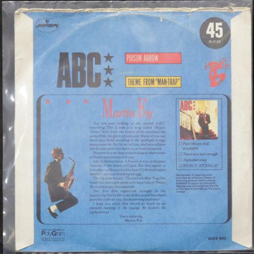 EBOND ABC - Poison Arrow Vinile V008021