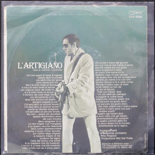 EBOND Adriano Celentano - L'Artigiano Vinile V008046