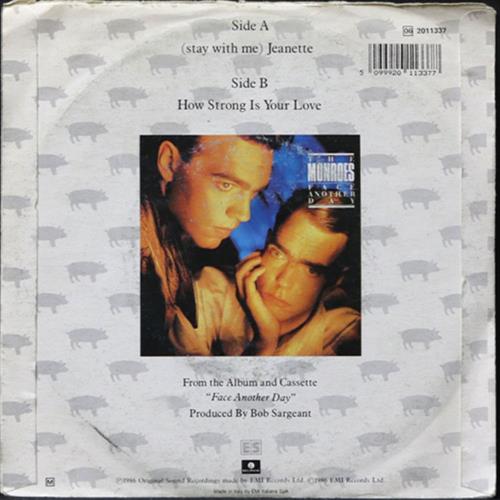 EBOND The Monroes - (Stay With Me) Jeanette Vinile V010028