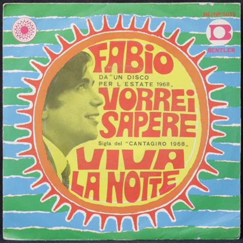 EBOND Fabio - Vorrei Sapere / Viva La Notte Vinile V010137