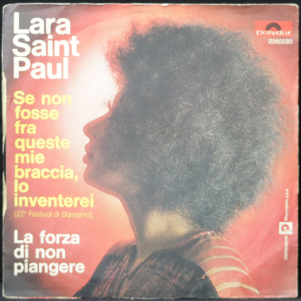 EBOND Lara Saint Paul - Se Non Fosse Fra Queste Mie Braccia, Lo Inventerei / La Forza Di Non Piangere Vinile V011009