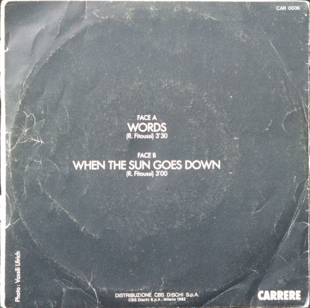 EBOND F-R David - Words Vinile V011123