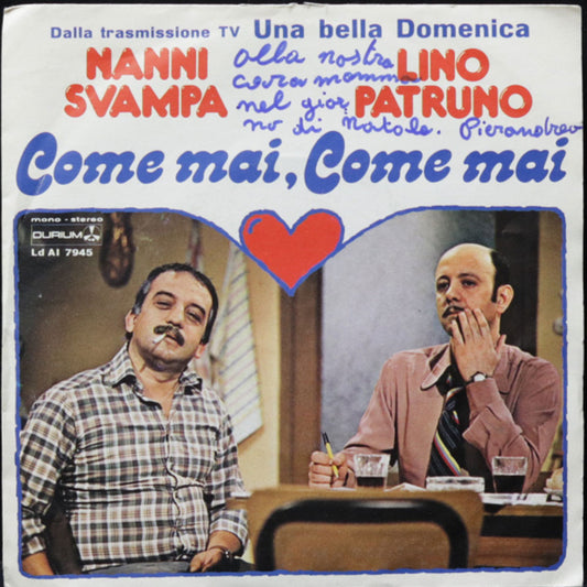 EBOND Nanni Svampa, Lino Patruno - Come Mai, Come Mai Vinile V011124