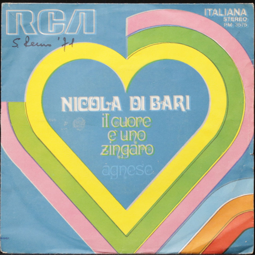 EBOND Nicola Di Bari - Il Cuore ? Uno Zingaro / Agnese Vinile V011133