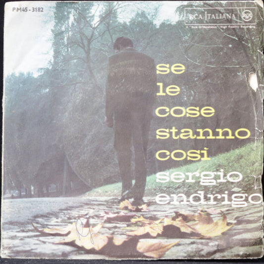 EBOND Sergio Endrigo - Se Le Cose Stanno Cosi Vinile V011142