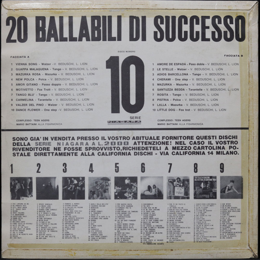 EBOND Teen Agers - 20 Ballabili Di Successo Vinile V012008