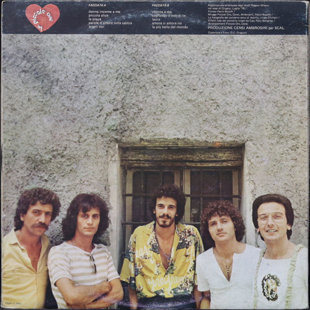 EBOND Le Piccole Ore - Le Piccole Ore Vinile V012019