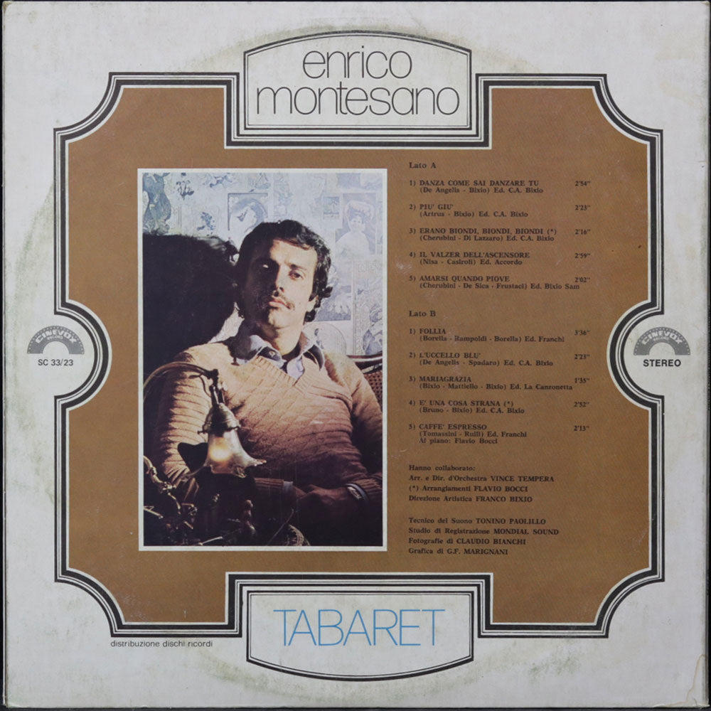 EBOND Enrico Montesano - Tabaret Vinile V012028