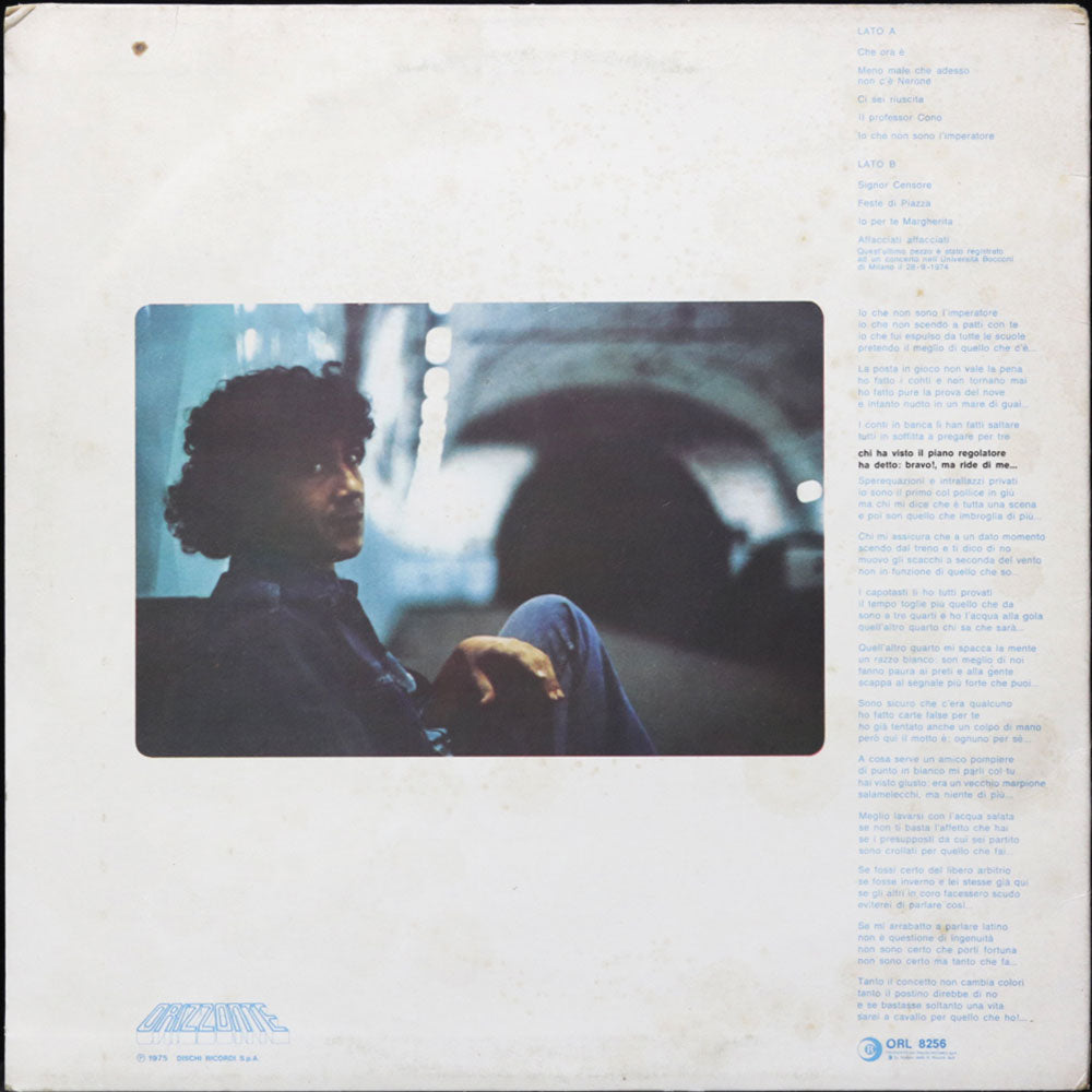 EBOND Edoardo Bennato - Io Che Non Sono L'Imperatore Vinile V012050