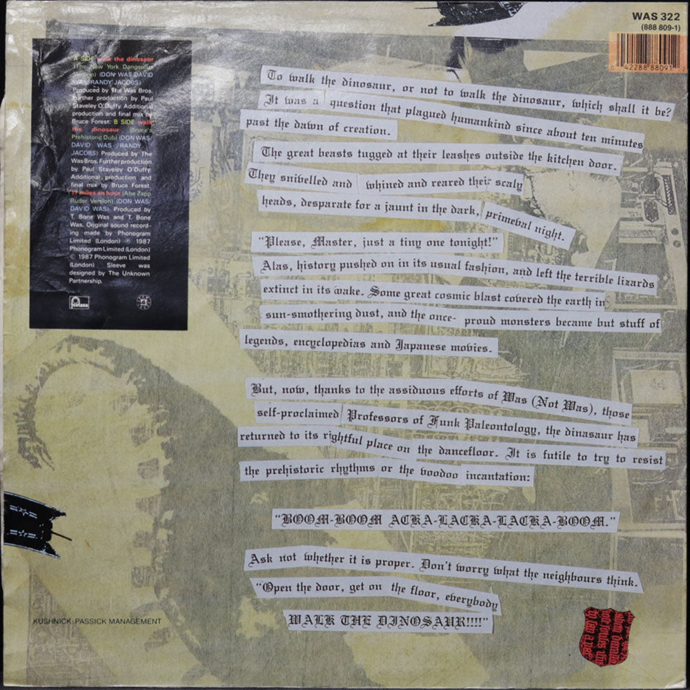 EBOND Was (Not Was) - Walk The Dinosaur Vinile V012116
