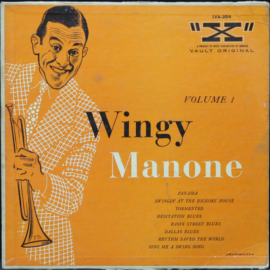 EBOND Wingy Manone - Wingy Manone Volume 1 Vinile V013000