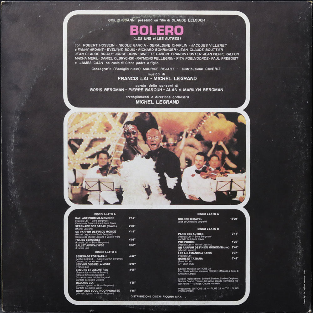 EBOND Francis Lai And Michel Legrand - Bolero (Colonna Sonora Originale) Vinile V013005