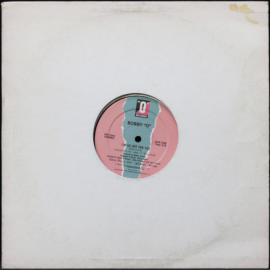 EBOND Bobby O - I'm So Hot For You Vinile V013024