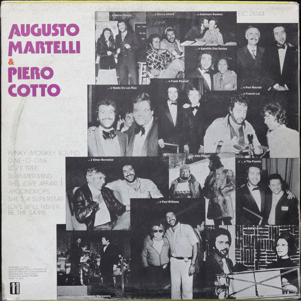 EBOND Augusto Martelli & Piero Cotto - Augusto Martelli & Piero Cotto Vinile V013038