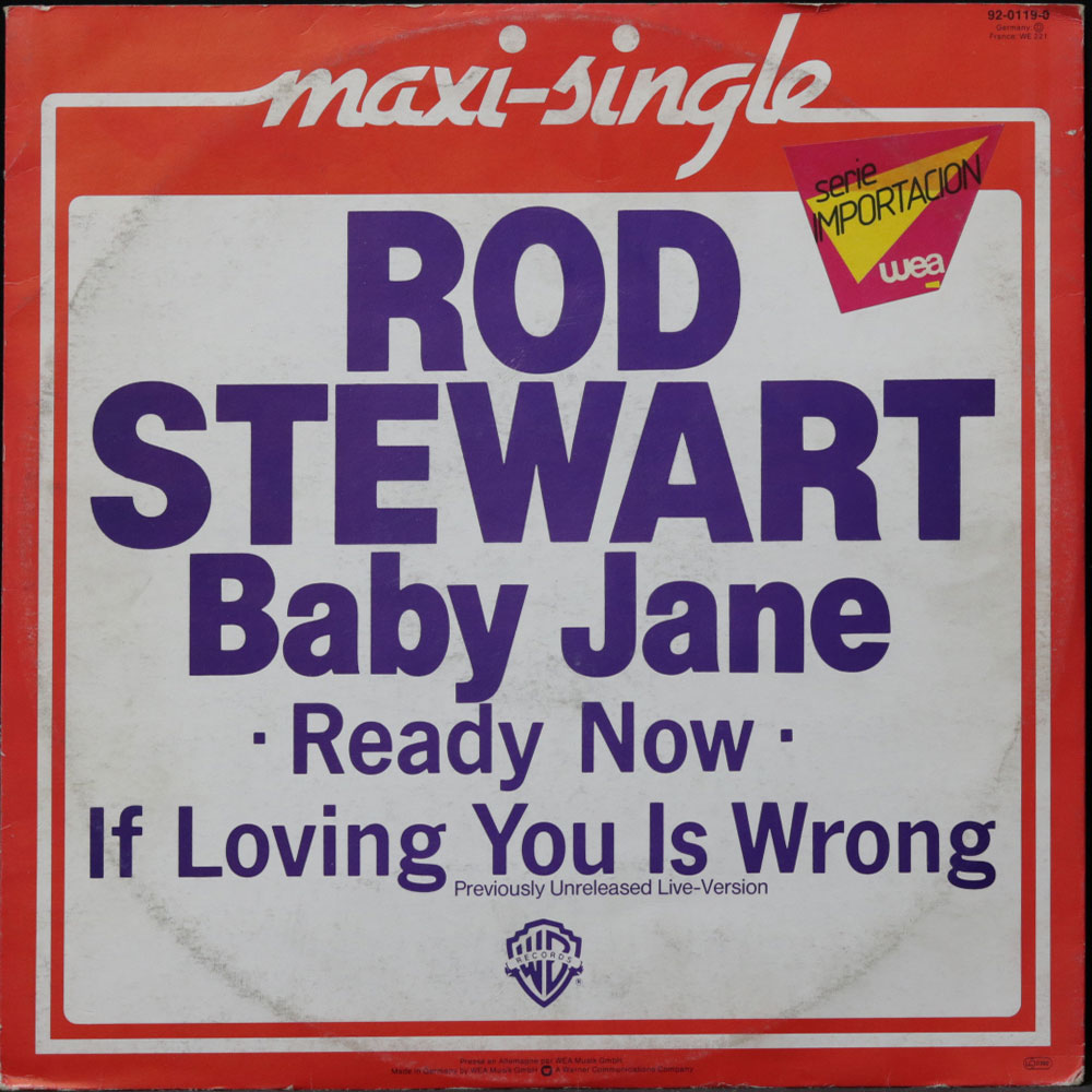 EBOND Rod Stewart - Baby Jane Vinile V013069