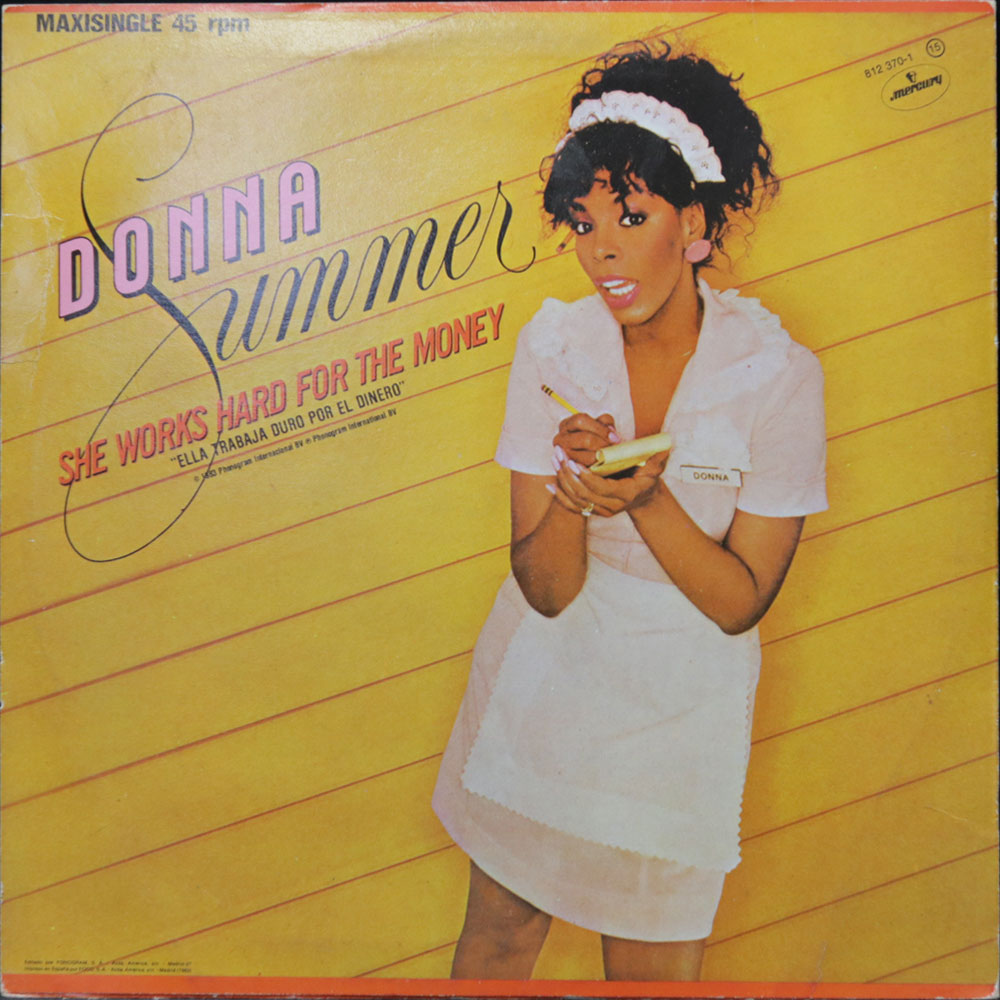 EBOND Donna Summer - She Works Hard For The Money = Ella Trabaja Duro Por El Dinero Vinile V013132