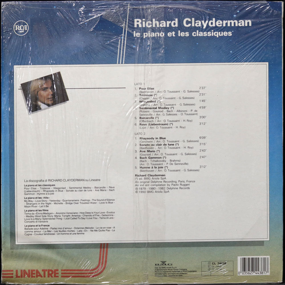 EBOND Richard Clayderman - Le Piano Et Les Classiques Vinile V014040