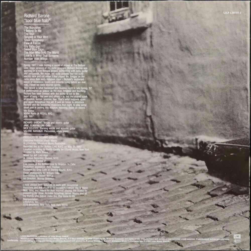 EBOND Richard Barone - Cool Blue Halo Vinile V014119