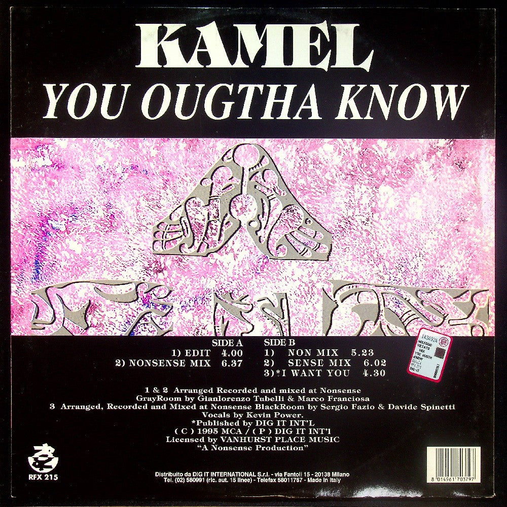 EBOND Kamel - You Ougtha Know Vinile V015023