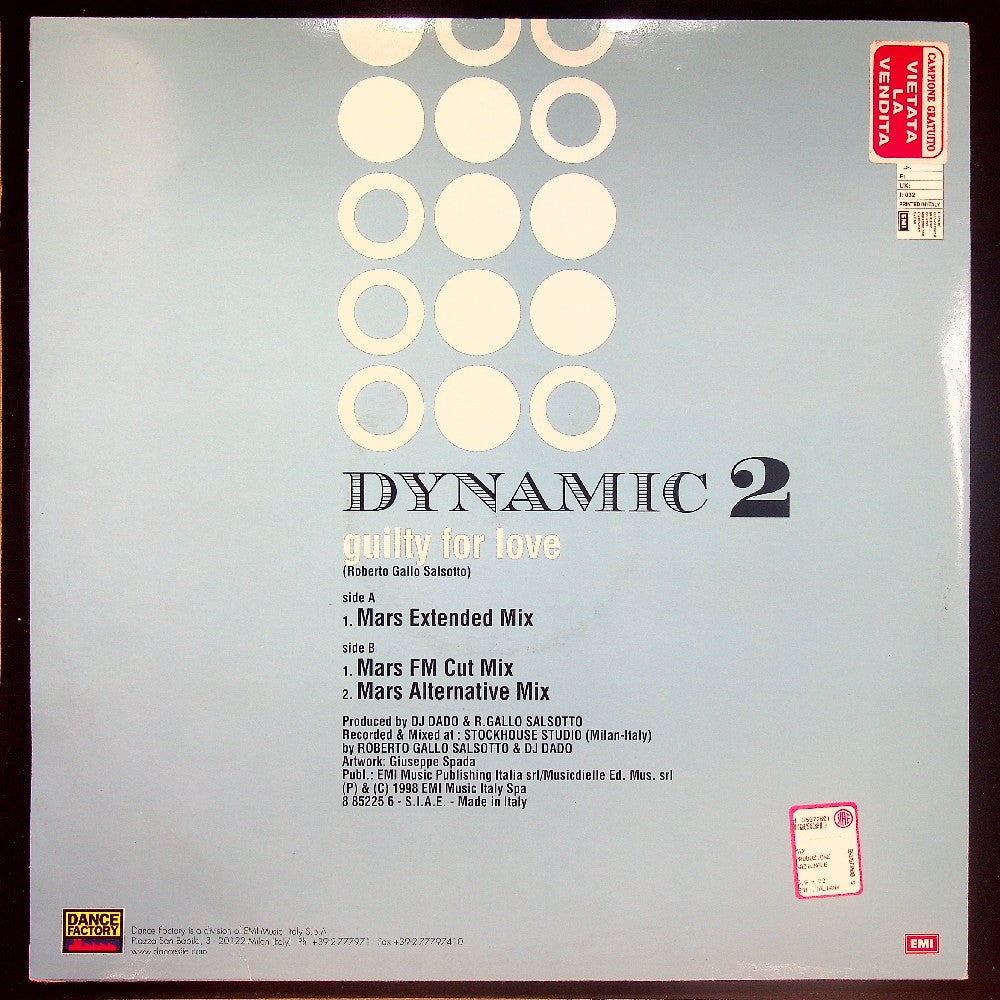 EBOND Dynamic 2 - Guilty For Love Vinile V015051