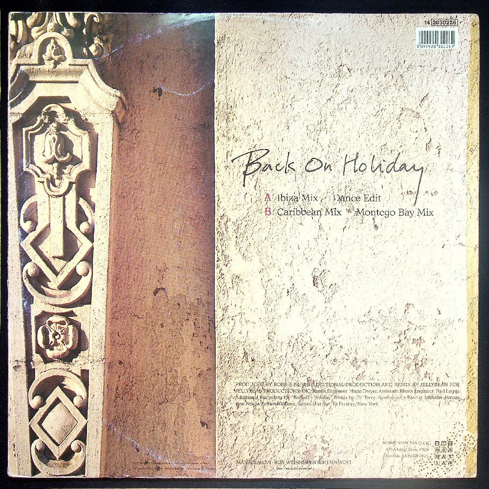 EBOND Robbie Nevil - Back On Holiday Vinile V015052