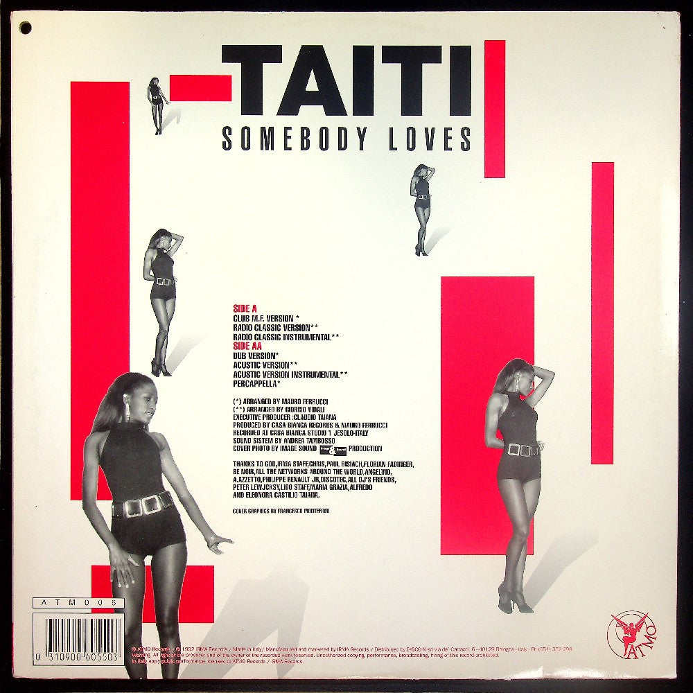 EBOND Taiti - Somebody Loves Vinile V015069