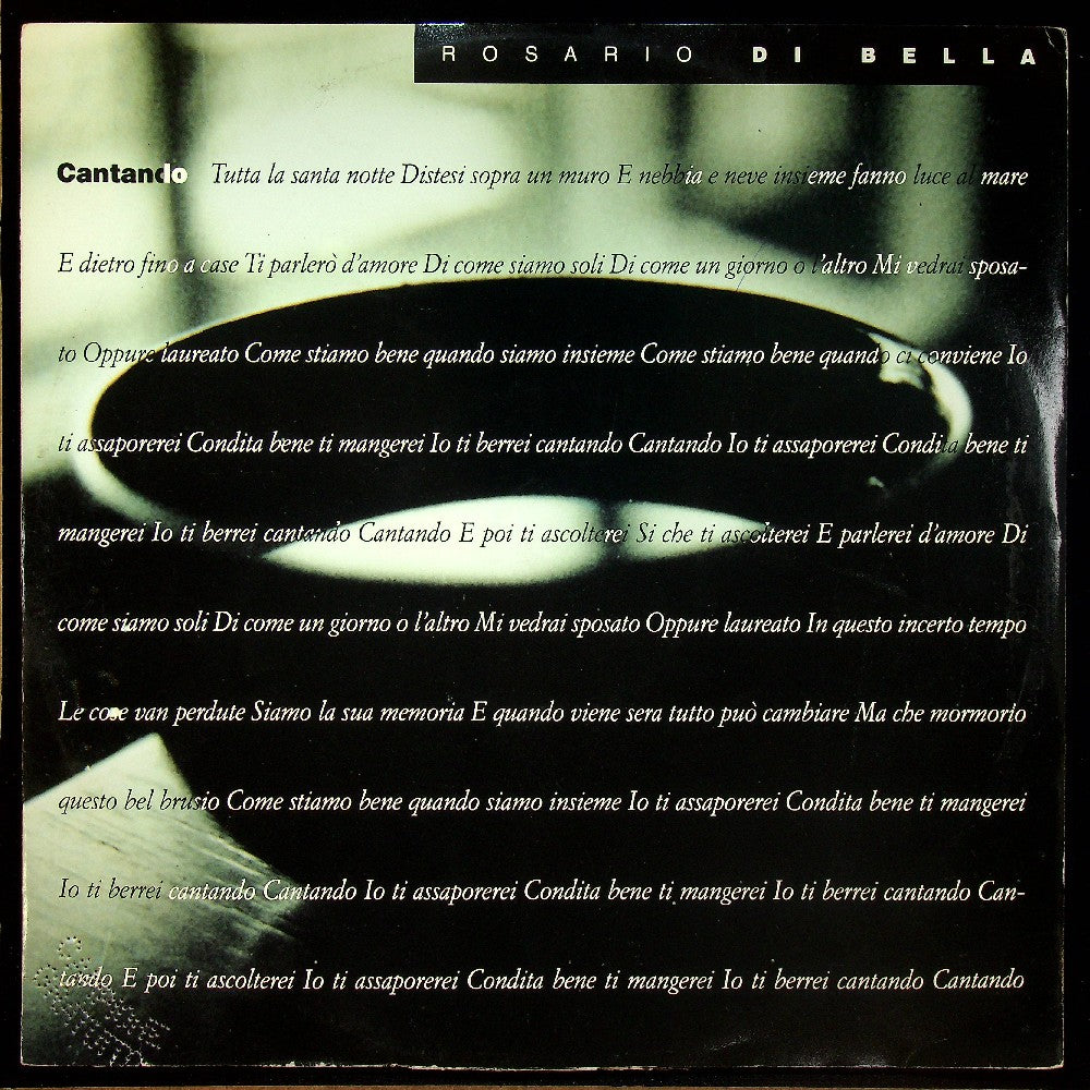 EBOND Rosario Di Bella - Cantando Vinile V015081