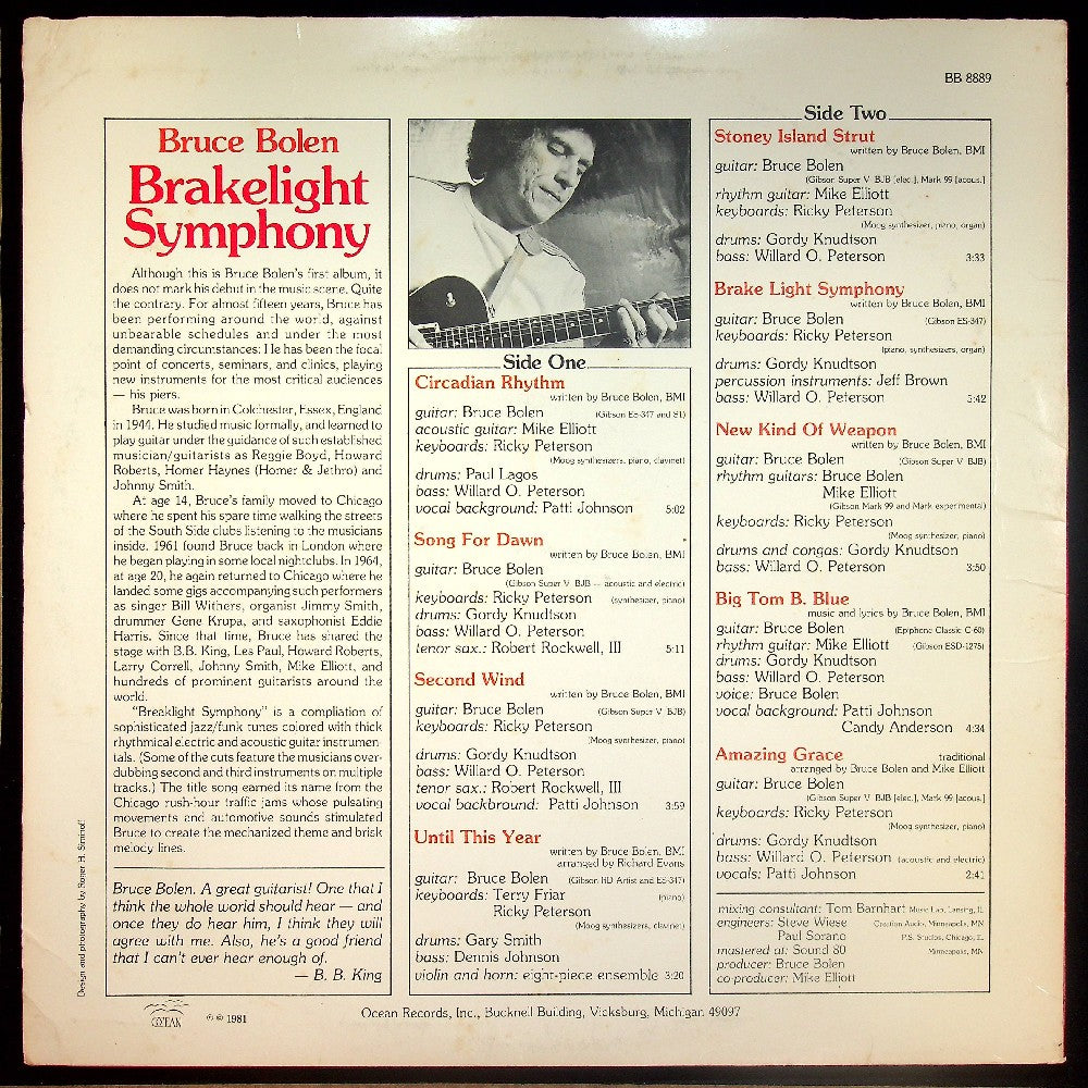 EBOND Bruce Bolen - Brakelight Symphony Vinile V015102