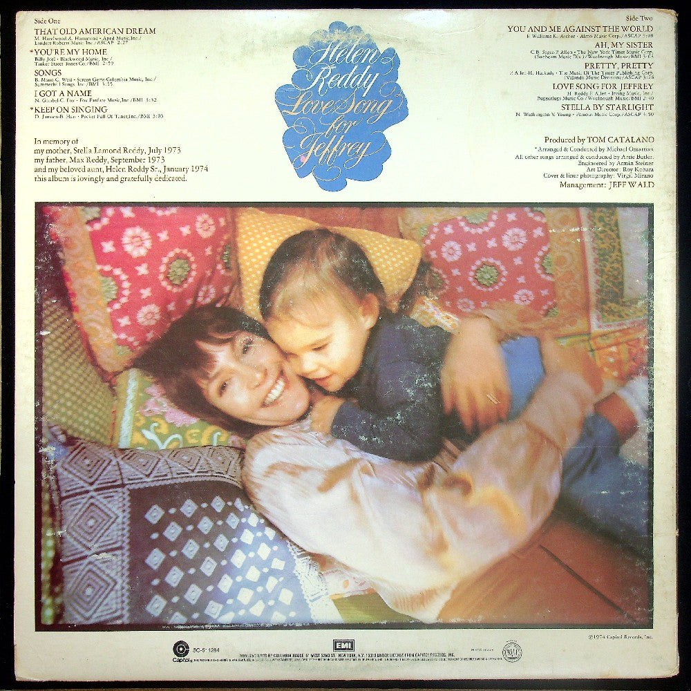 EBOND Helen Reddy - Love Song For Jeffrey Vinile V015106